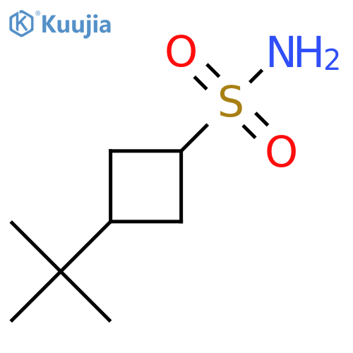 (1s,3s)-3-tert-butylcyclobutane-1-sulfonamide structure