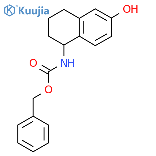 benzyl N-(6-hydroxy-1,2,3,4-tetrahydronaphthalen-1-yl)carbamate structure