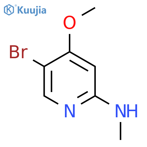 5-bromo-4-methoxy-N-methylpyridin-2-amine structure