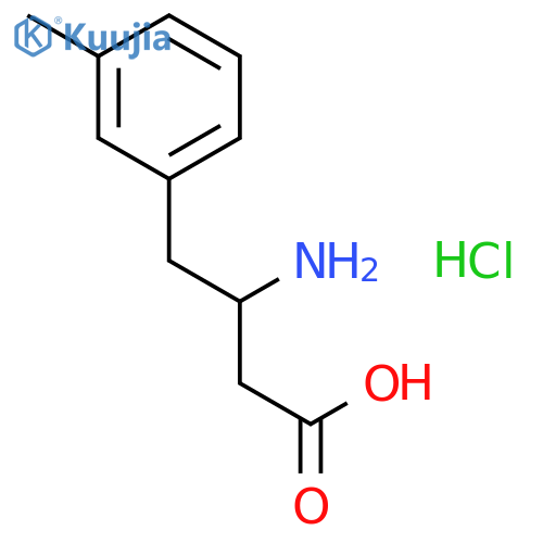 (S)-3-Amino-4-(3-methylphenyl)butyric acid hydrochloride structure