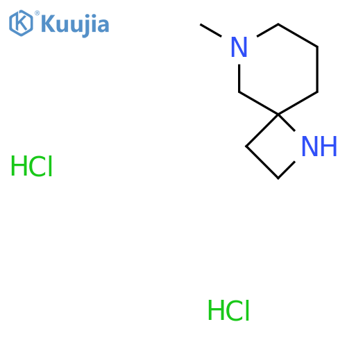 8-methyl-1,8-diazaspiro[3.5]nonane;dihydrochloride structure