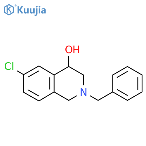 2-benzyl-6-chloro-3,4-dihydro-1H-isoquinolin-4-ol structure