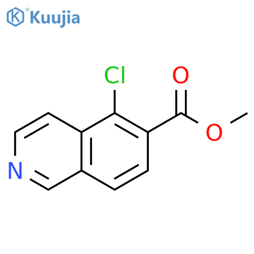 Methyl 5-chloroisoquinoline-6-carboxylate structure