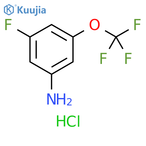 3-Fluoro-5-(trifluoromethoxy)aniline hydrochloride structure