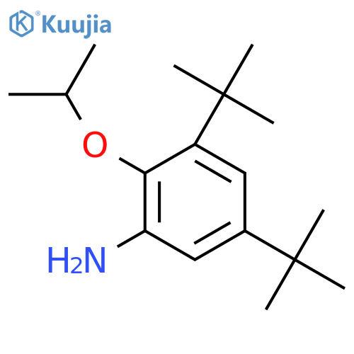 3,5-Di-tert-butyl-2-(propan-2-yloxy)aniline structure