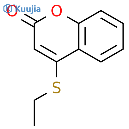 2H-1-Benzopyran-2-one, 4-(ethylthio)- structure
