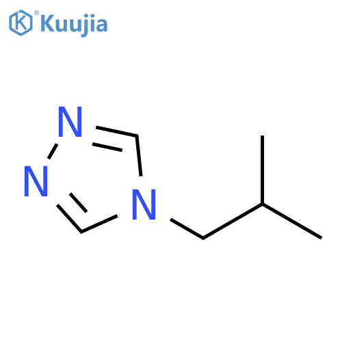 4-(2-methylpropyl)-4H-1,2,4-triazole structure