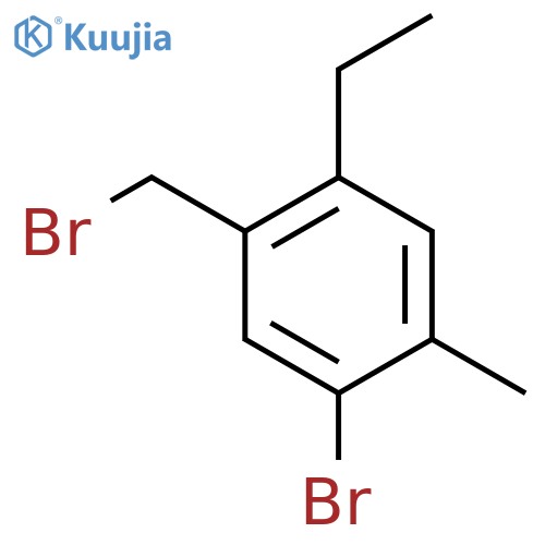 1-Bromo-5-(bromomethyl)-4-ethyl-2-methylbenzene structure