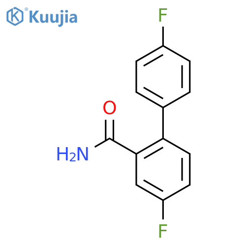 4',4-Difluorobiphenyl-2-carboxamide structure
