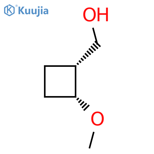 [cis-2-Methoxycyclobutyl]methanol structure