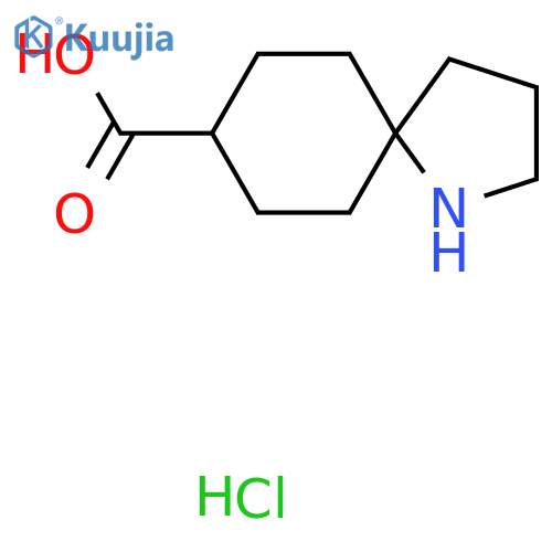 1-Azaspiro[4.5]decane-8-carboxylic acid hydrochloride structure