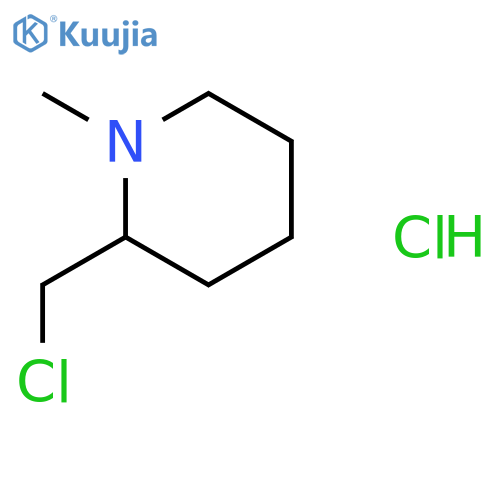 2-(Chloromethyl)-1-methylpiperidine hydrochloride structure