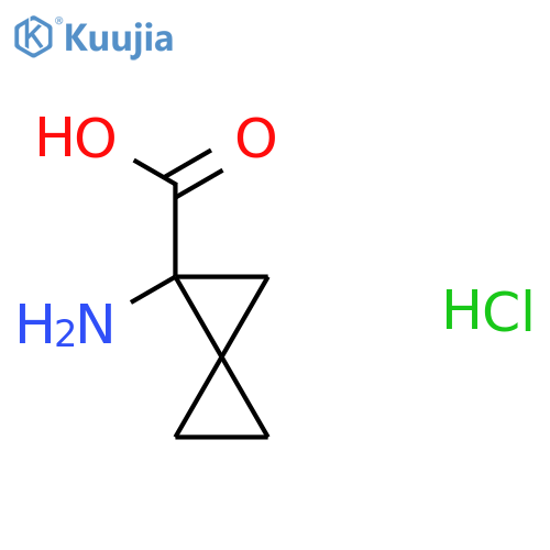 1-Aminospiro[2.2]pentane-1-carboxylic acid hydrochloride structure