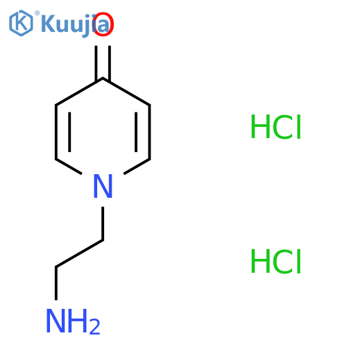 1-(2-Aminoethyl)-1,4-dihydropyridin-4-one dihydrochloride structure
