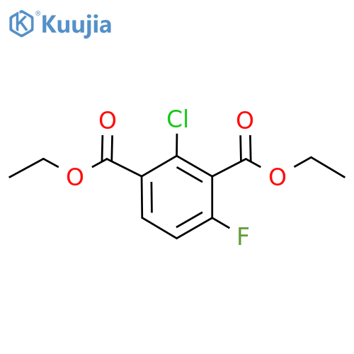Diethyl 2-chloro-4-fluoroisophthalate structure