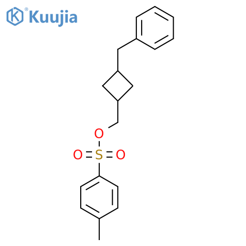 (3-Benzylcyclobutyl)methyl 4-methylbenzene-1-sulfonate structure