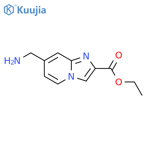 Ethyl 7-(aminomethyl)imidazo[1,2-a]pyridine-2-carboxylate structure