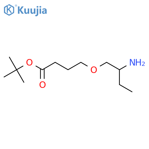 Tert-butyl 4-(2-aminobutoxy)butanoate structure