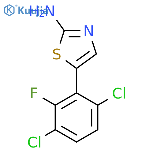 5-(3,6-Dichloro-2-fluorophenyl)thiazol-2-amine structure