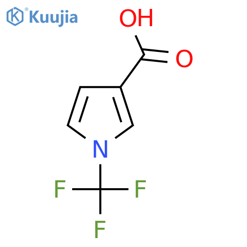 1-(Trifluoromethyl)-1H-pyrrole-3-carboxylic acid structure
