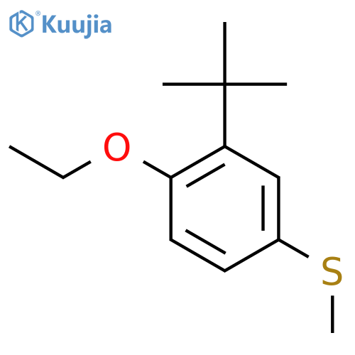 (3-(t-Butyl)-4-ethoxyphenyl)(methyl)sulfane structure