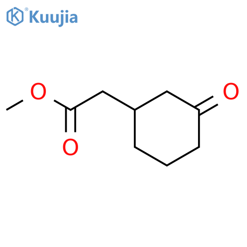 Methyl 2-(3-oxocyclohexyl)acetate structure
