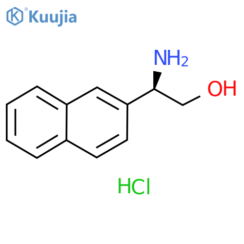 (R)-2-Amino-2-(naphthalen-2-yl)ethanol hydrochloride structure