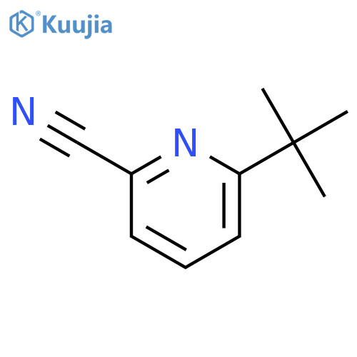 6-tert-butylpyridine-2-carbonitrile structure