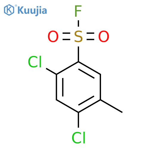 2,4-Dichloro-5-methylbenzene-1-sulphonyl fluoride structure