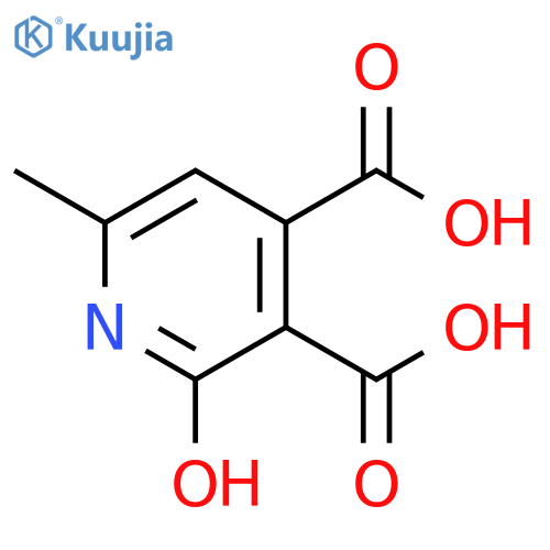 2-Hydroxy-6-methylpyridine-3,4-dicarboxylic acid structure