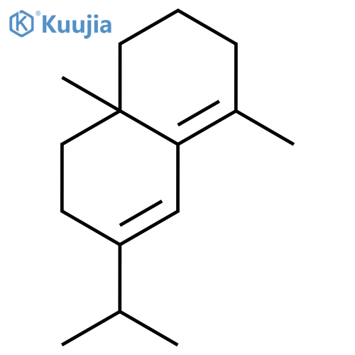4,8a-dimethyl-6-(propan-2-yl)-1,2,3,7,8,8a-hexahydronaphthalene structure