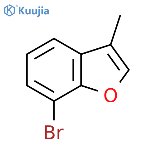 7-bromo-3-methyl-1-benzofuran structure