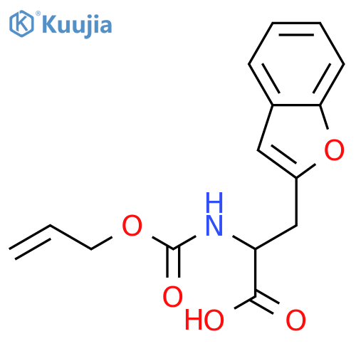 2-Benzofuranpropanoic acid, α-[[(2-propen-1-yloxy)carbonyl]amino]-  structure