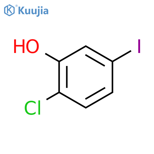 2-Chloro-5-iodophenol structure