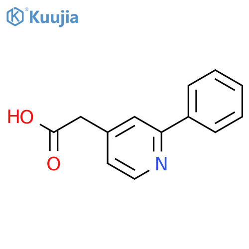 4-Pyridineacetic acid,2-phenyl- structure