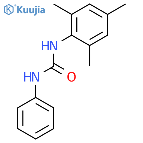 Urea,N-phenyl-N'-(2,4,6-trimethylphenyl)- structure
