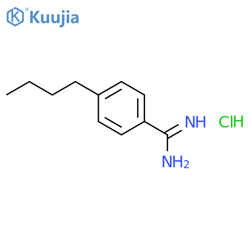 4-n-Butyl-benzamidine hydrochloride structure