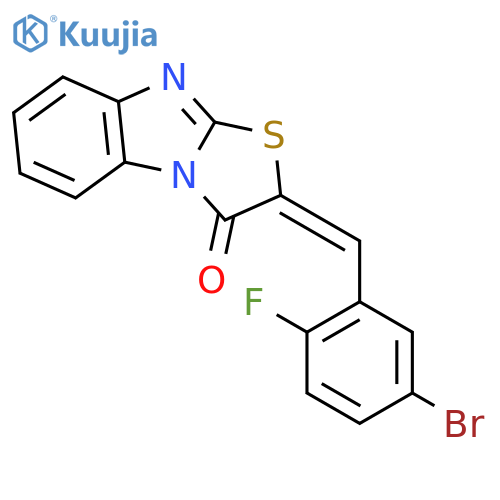 (Z)-2-(5-Bromo-2-fluorobenzylidene)benzo[4,5]imidazo[2,1-b]thiazol-3(2H)-one structure