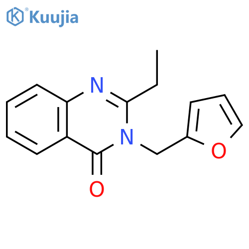 4(3H)-Quinazolinone,2-ethyl-3-(2-furanylmethyl)- structure