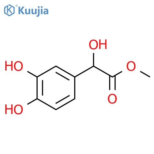 α,3,4-Trihydroxybenzeneacetic Acid Methyl Ester structure