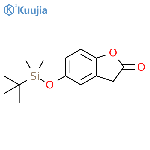 5-(1,1-Dimethylethyl)dimethylsilyloxy-2(3H)-benzofuranone structure