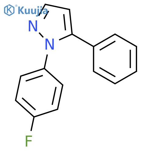 1-(4-Fluorophenyl)-5-phenyl-1H-pyrazole structure