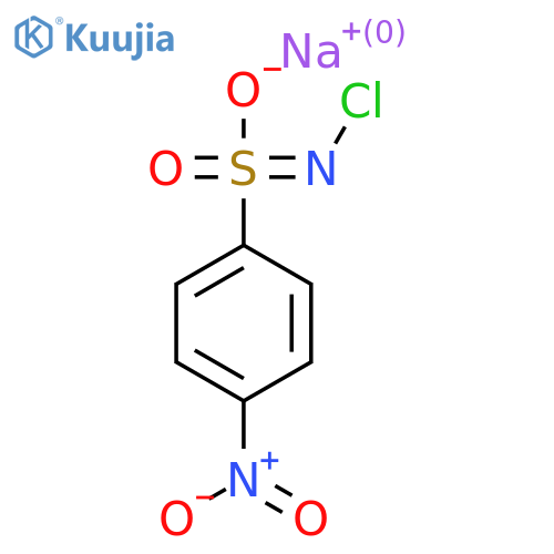 Sodium;N-chloro-4-nitrobenzenesulfonimidate structure
