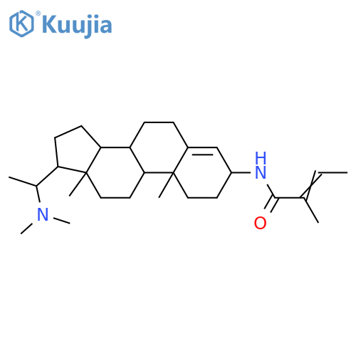 Pregn-4-ene-3,20-diamine; (3β,20S)-form, N20,N20-Di-Me, N3-tigloyl structure