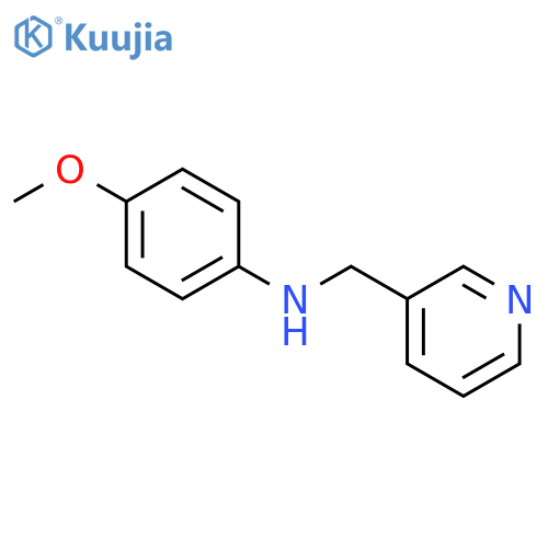 (4-Methoxy-phenyl)-pyridin-3-ylmethyl-amine structure