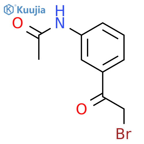 Acetamide,N-[3-(2-bromoacetyl)phenyl]- structure