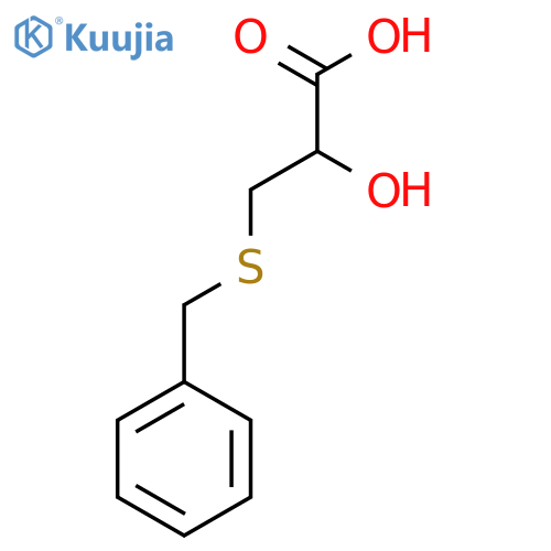 DL-3-(Benzylthio)lactic Acid structure