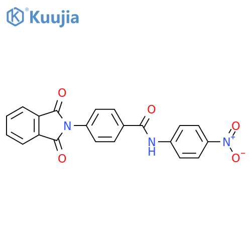 4-(1,3-dioxo-2,3-dihydro-1H-isoindol-2-yl)-N-(4-nitrophenyl)benzamide structure