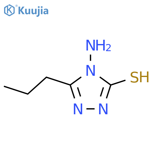 4-AMINO-5-PROPYL-4H-1,2,4-TRIAZOLE-3-THIOL structure
