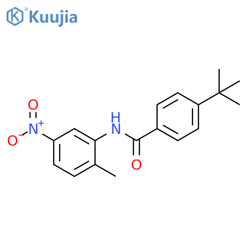 4-tert-butyl-N-(2-methyl-5-nitrophenyl)benzamide structure